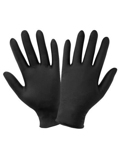 Panther-Guard® - 908BPF - Disposable Gloves - nitrile coating - black