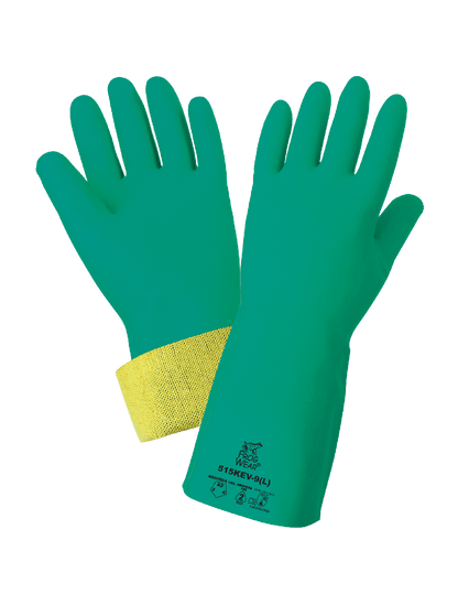 FrogWear® - 515KEV - Chemical Handling Gloves - cut level A2 - yellow