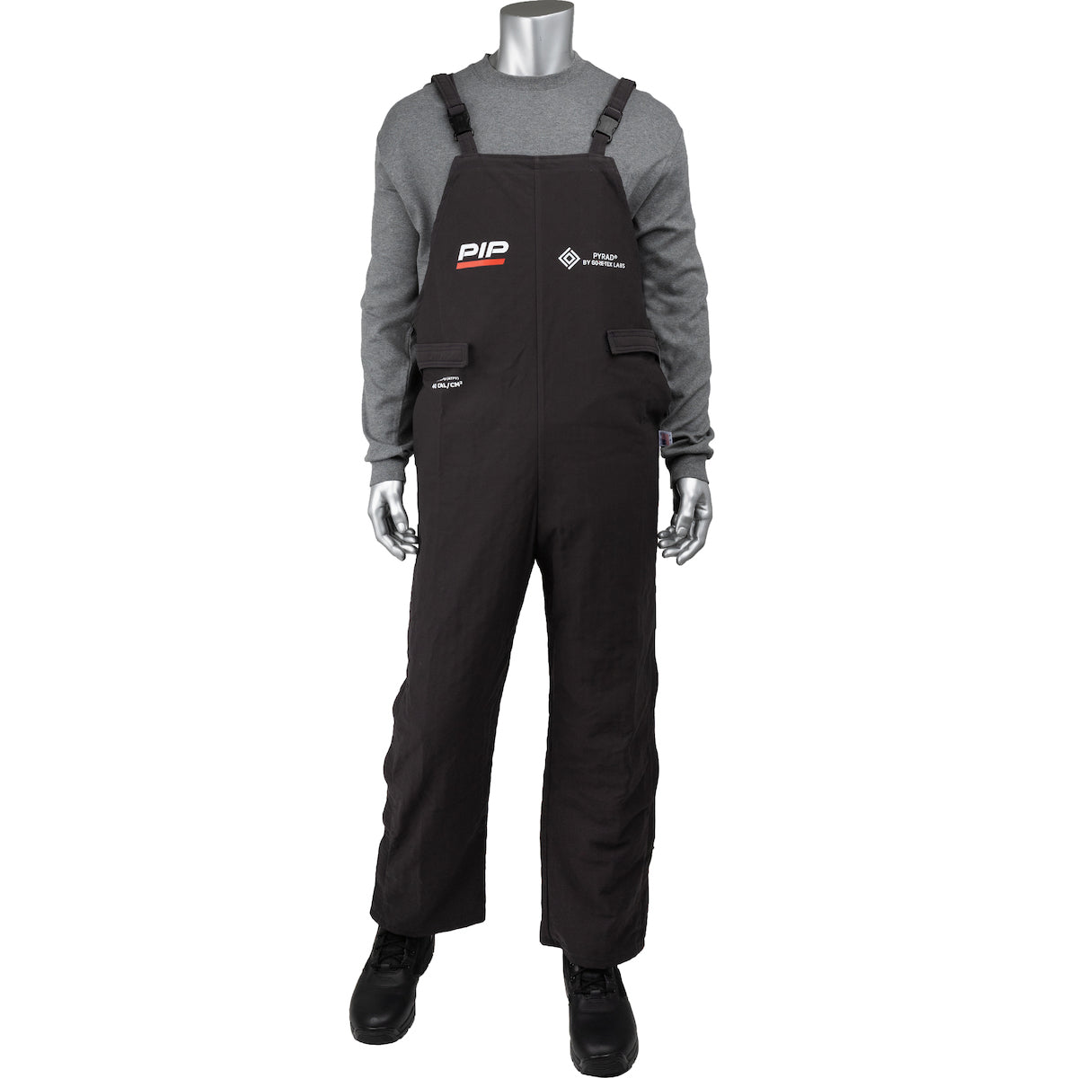 PIP 9100-530PYR AR/FR Bib Overall - 40 Cal/cm2