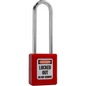 ZING Padlock, 3" Kd, Thermoplastic - 910KD-RED
