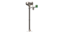 Pedestal Eyewash Stainless Steel Covered 91221202