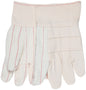 Cotton Hot-Mill Gloves, 24 oz, Band Top Cuff, Knuckle Strap