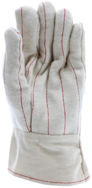Hot Mill Gloves, 36 oz Cotton, Burlap Lined, Band Top Cuff