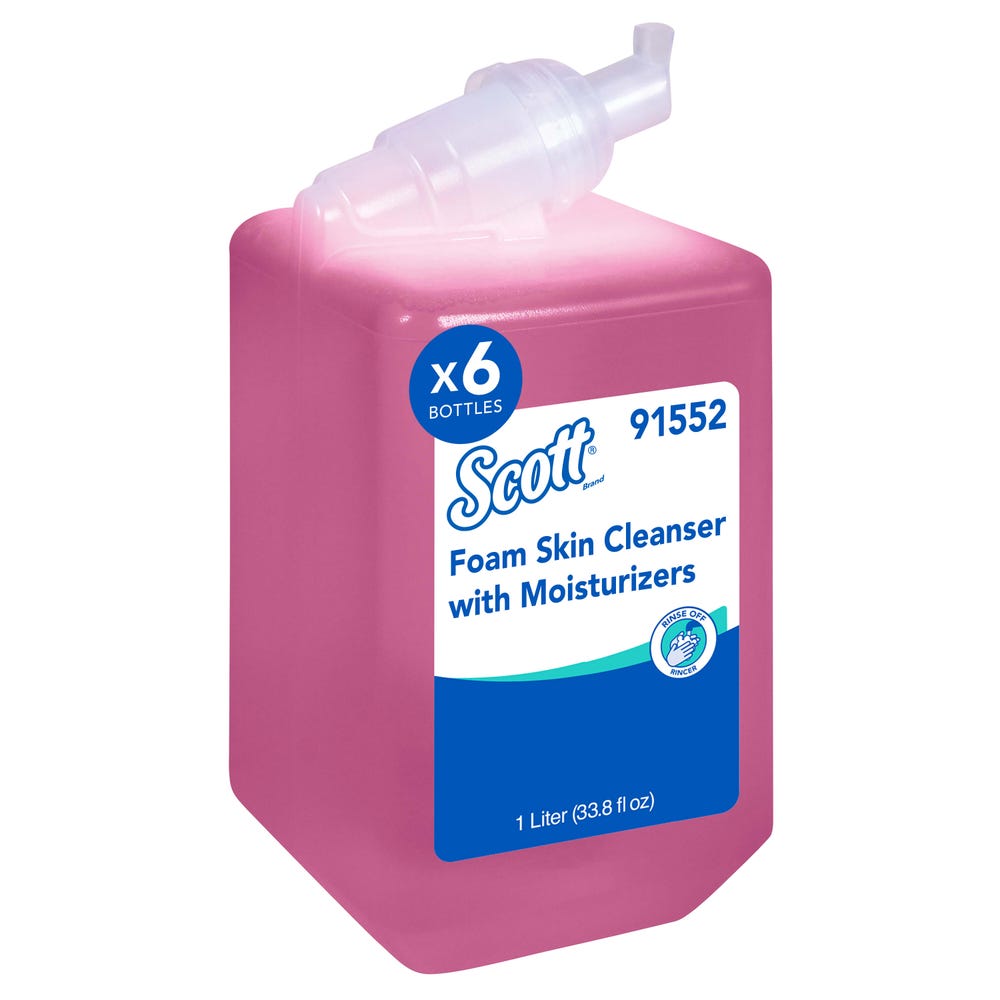 Scott Foam Hand Cleaner Lightfloral Pink 1000mL Ca / 6 - 91552