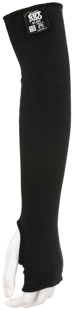 CutPro Double-Ply Kevlar Cut-Resistant Sleeve, ANSI A3, Thumb Slot, 18