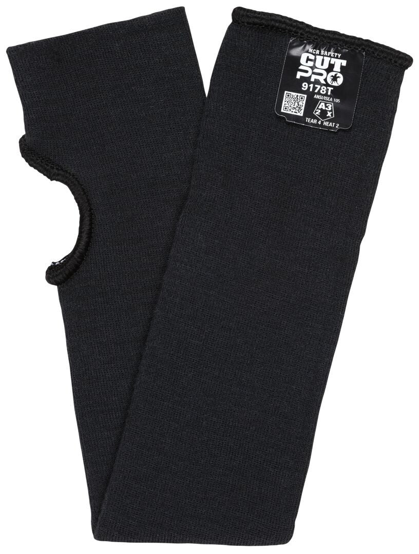 CutPro Double-Ply Kevlar Cut-Resistant Sleeve, ANSI A3, Thumb Slot, 18