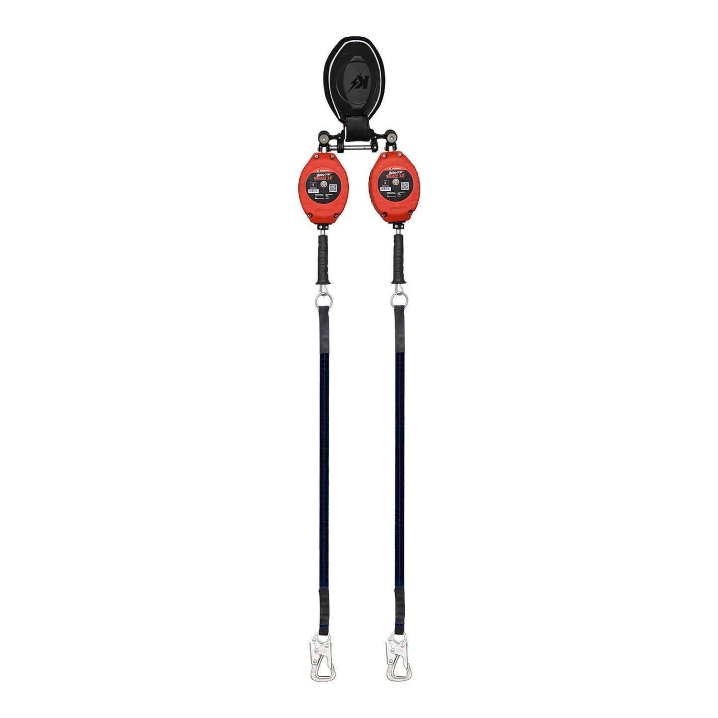 KStrong® BRUTE™ Backer™ LE V2 Class 2 – Dual Interchangeable 7.5 ft. Cable SRL-P with 2.5 ft. Web and Tie-Back Hook (ANSI)