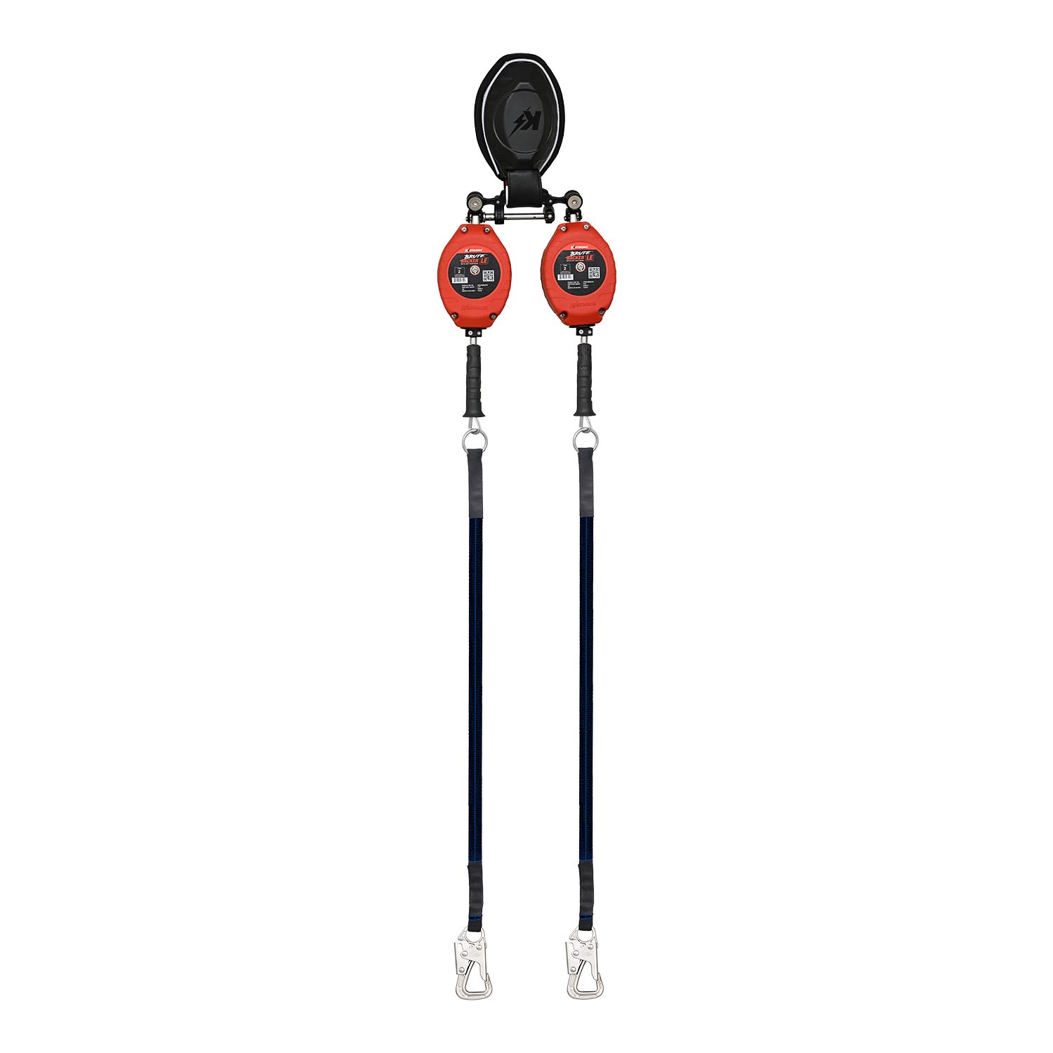 KStrong® BRUTE™ Backer™ LE V2 Class 2 – Dual Interchangeable 7.5 ft. Cable SRL-P with 2.5 ft. Web and Tie-Back Hook (ANSI)