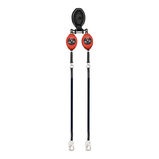 KStrong® BRUTE™ Backer™ LE V2 Class 2 – Dual Interchangeable 7.5 ft. Cable SRL-P with 2.5 ft. Web and Tie-Back Hook (ANSI)