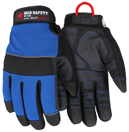 CutPro Mechanics Glove, Kevlar-Lined, PVC Coated Synthetic Leather Palm, Insulated