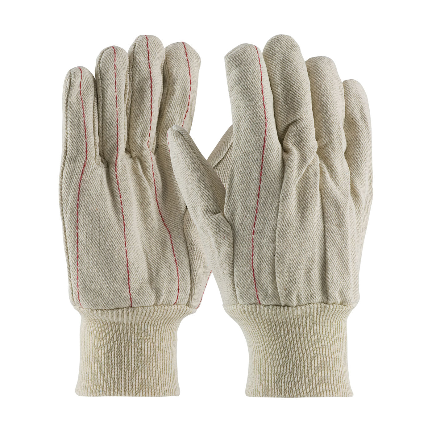 PIP 92-918 – Cotton Canvas Double Palm Glove with Nap-In Finish - Knit Wrist