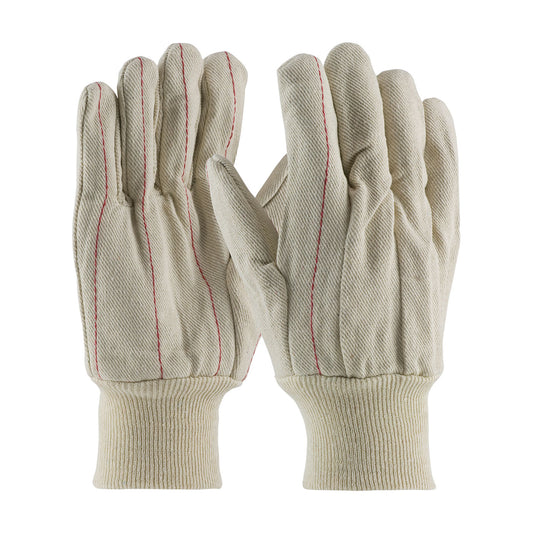 PIP 92-918 – Cotton Canvas Double Palm Glove with Nap-In Finish - Knit Wrist