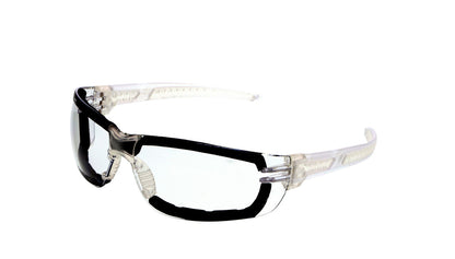 MCR Safety HK3 - Hulk® HK3 Series Safety Glasses - Frameless Design - Non-Slip Temples - Soft Secure TPR Nose Piece - Closed Cell Foam Lining — manufacturer image 2