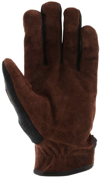 Split Cowhide Leather Mechanic Gloves, Spandex Back, Adjustable Closure