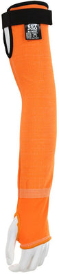CutPro Cut-Resistant Sleeve, HyperMax HPPE, ANSI A5, Hi-Visibility Orange, 18-Inch