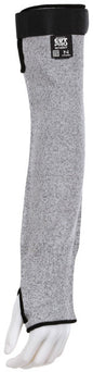 CutPro Cut-Resistant Sleeve, HyperMax HPPE, ANSI A8, Hook and Loop Closure, Thumb Slot