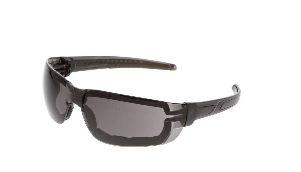 MCR Safety HK3 - Hulk® HK3 Series Safety Glasses - Frameless Design - Non-Slip Temples - Soft Secure TPR Nose Piece - Closed Cell Foam Lining — manufacturer image 4