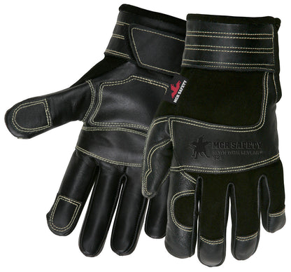 Mechanics Gloves, Deerskin Back, Grain Cowhide Palm, Kevlar-Stitched MigTig