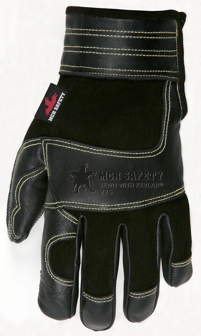 Mechanics Gloves, Deerskin Back, Grain Cowhide Palm, Kevlar-Stitched MigTig