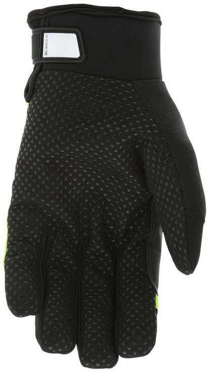 Insulated Mechanics Gloves, Synthetic Leather Palm, Silicone Dots, Waterproof Thermosock Lined