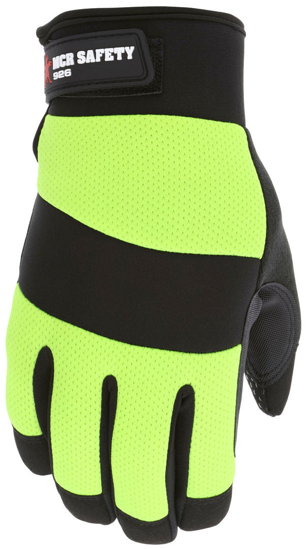 Insulated Mechanics Gloves, Synthetic Leather Palm, Silicone Dots, Waterproof Thermosock Lined