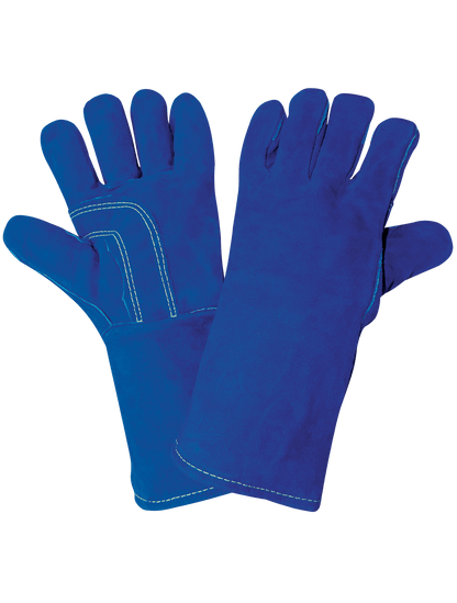Global Glove - 1200KB - Leather Welding Gloves - blue