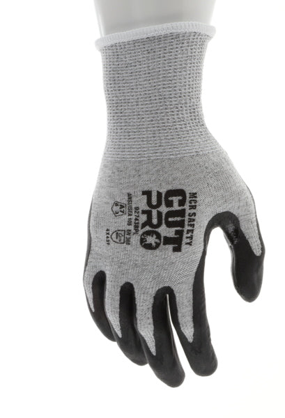 92743BP - MCR Safety CutPro® - 13-Gauge HyperMax® HPPE Shell - Cut, Abrasion, and Puncture Resistant Work Gloves - Bi-polymer Coated Palm and Fingertips - Reinforced Thumb Crotch