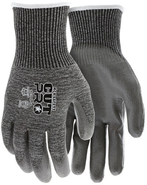 CutPro 13-Gauge HPPE/Steel Shell, PU Palm Coat, ANSI A5 Cut-Resistant Gloves