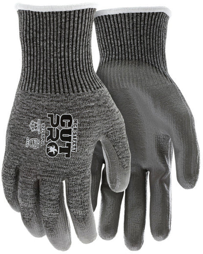 CutPro 13-Gauge HPPE/Steel Shell, PU Palm Coat, ANSI A5 Cut-Resistant Gloves