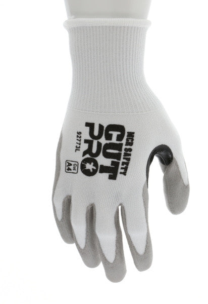 VP92773 - Vending Packaged - MCR Safety CutPro® - 15 Gauge HyperMax® HPPE Shell - Cut, Abrasion, and Puncture Resistant - Polyurethane (PU) Coated Palm and Fingertips - Reinforced Thumb Crotch