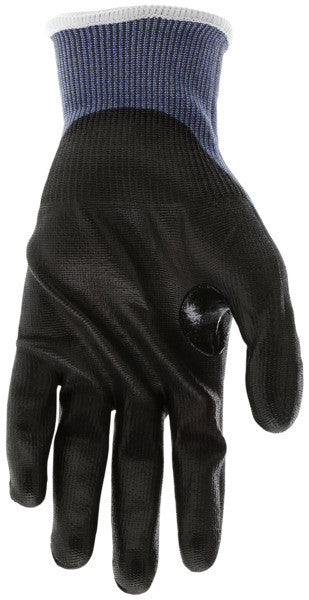 CutPro 18-Gauge HPPE Shell, Black Polyurethane Palm Coat, ANSI A7 Cut Resistance