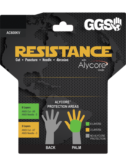 Gripster® - AC600KV - Gloves - cut level A9 - orange