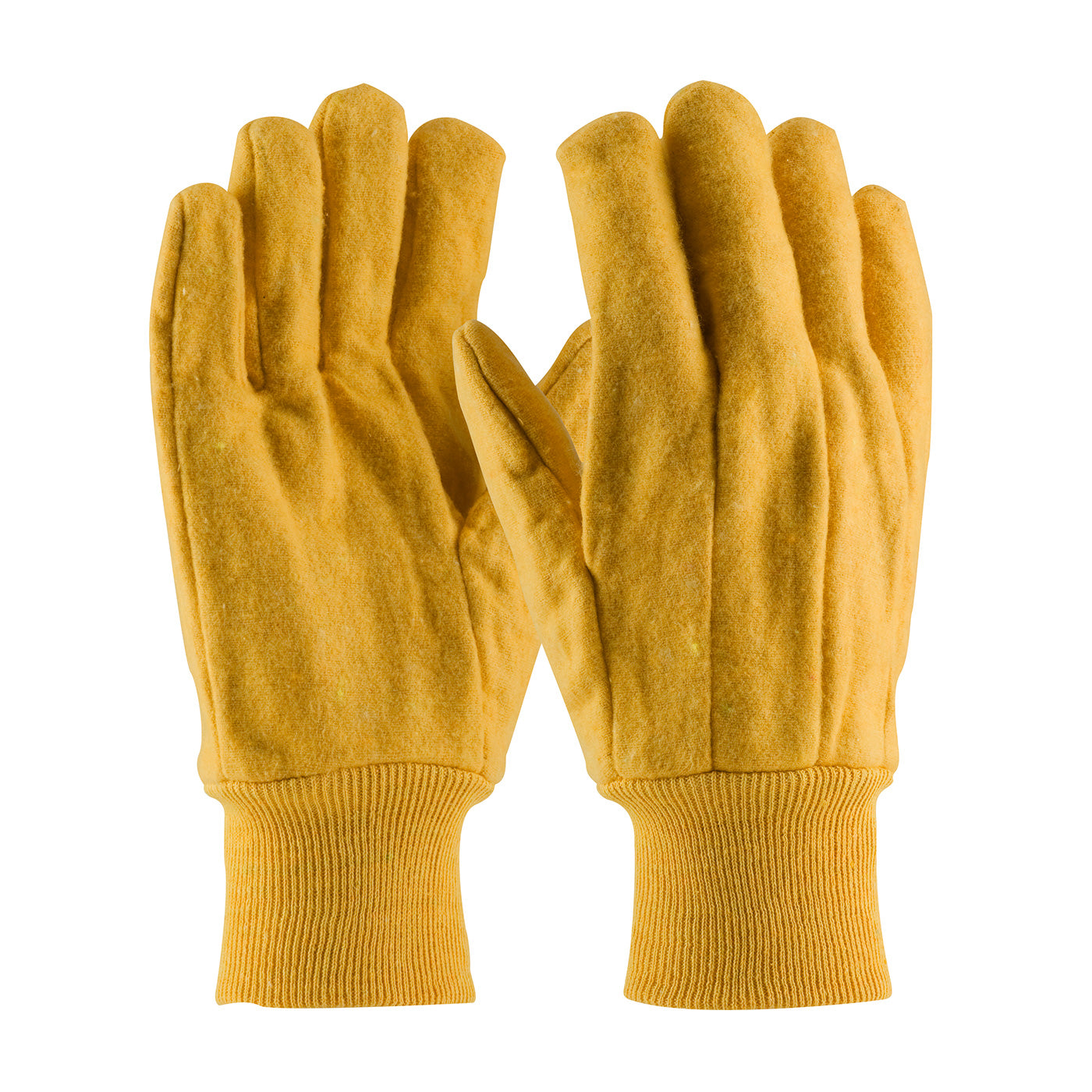 PIP 93-568 – Economy Grade Chore Glove with Single Layer Palm, Single Layer Back and Nap-Out Finish - Knit Wrist