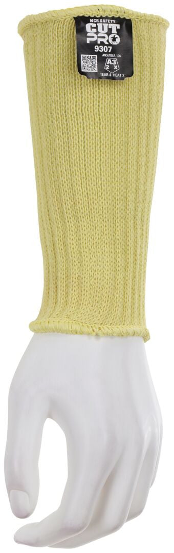 CutPro Double-Ply Kevlar Cut-Resistant Sleeve, ANSI A3, Elastic Cuff