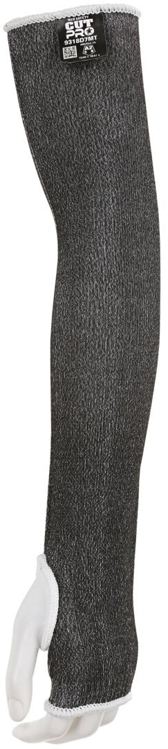 CutPro Dyneema/Nylon Cut-Resistant Sleeve, 7-Gauge, 18", Thumb Slot