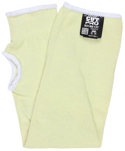 CutPro Hero Cut-Resistant Sleeve, 13-Gauge ARX Aramid, ANSI A6, 18-Inch Thumb Slot