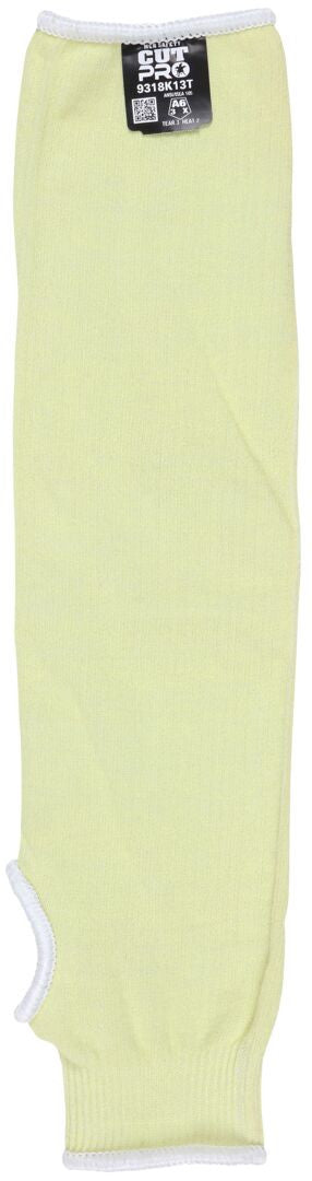 CutPro Hero Cut-Resistant Sleeve, 13-Gauge ARX Aramid, ANSI A6, 18-Inch Thumb Slot