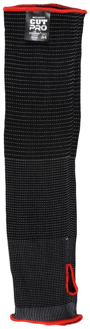 CutPro Steelcore Cut-Resistant Sleeves, ANSI A4, 18-Inch, Elastic Cuff