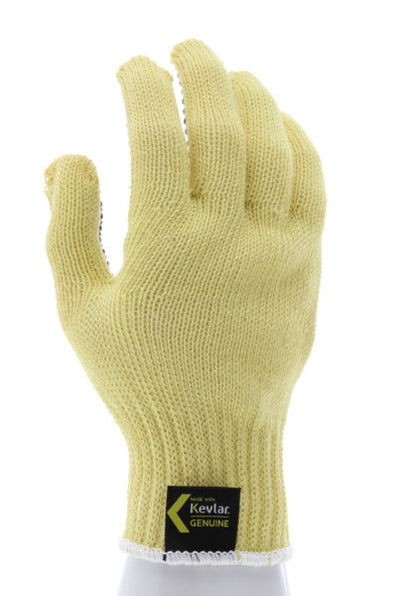 9365 - MCR Safety CutPro® - 7 Gauge DuPont™ Kevlar® Aramid Shell - Cut Resistant Work Gloves - PVC Dots on 1 Side - Regular Weight - PVC Dots Aid with Grip and Abrasion Resistance