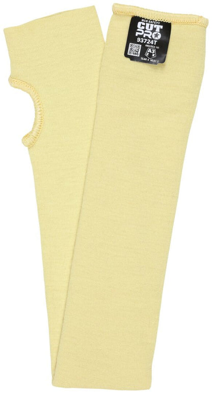 CutPro Double-Ply Kevlar Cut Resistant Sleeve, ANSI A3, Thumbhole, 24-Inch