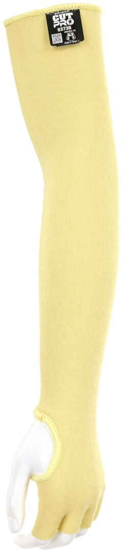 CutPro Double-Ply Kevlar Cut-Resistant Sleeve, ANSI A3, Thumb Slot, 23 Inch