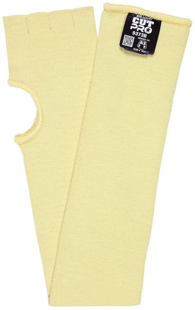 CutPro Double-Ply Kevlar Cut-Resistant Sleeve, ANSI A3, Thumb Slot, 23 Inch