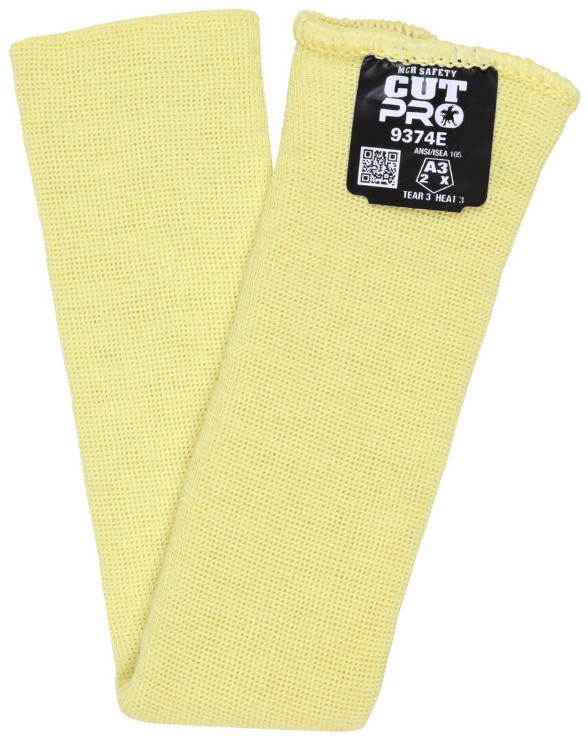CutPro Double-Ply Kevlar Sleeve, ANSI A3 Cut, 14-Inch, Elastic Cuff