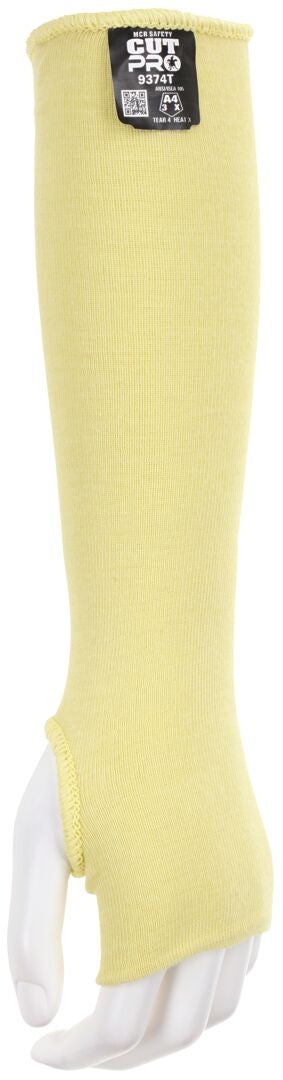 CutPro Double-Ply Kevlar Cut-Resistant Sleeve, Thumb Slot, 14-Inch, ANSI A3