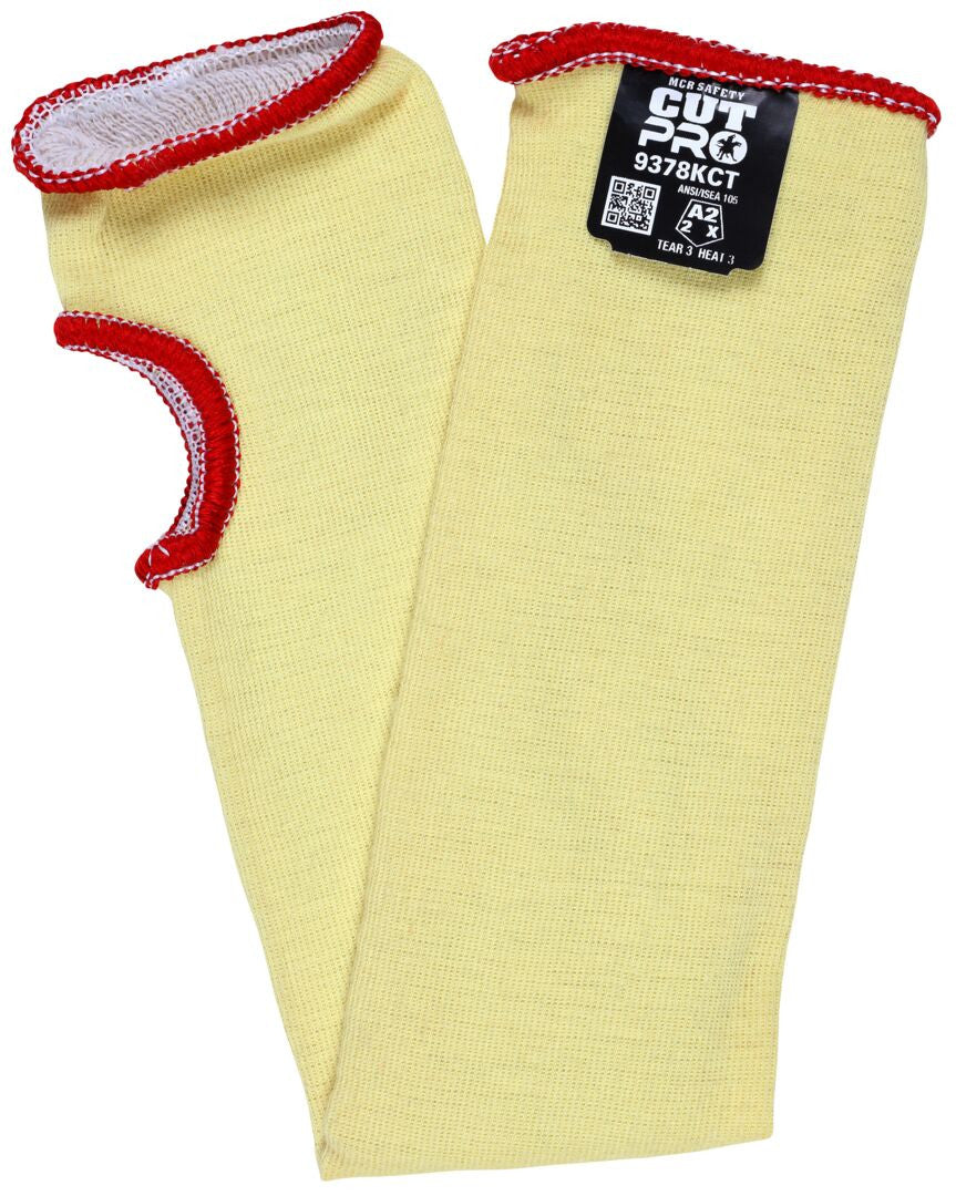 CutPro Cut-Resistant Sleeve, Kevlar/Cotton, Thumb Slot, 18-Inch