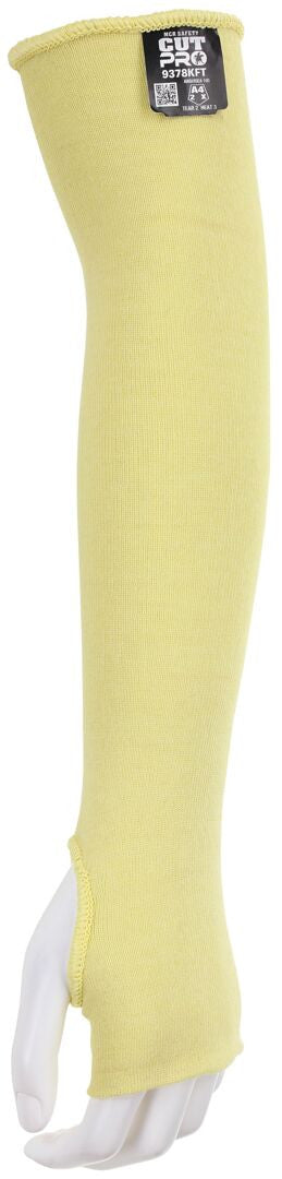 CutPro Kevlar/Fiberglass Cut-Resistant Sleeve, ANSI A4, Thumb Slot, 18-Inch