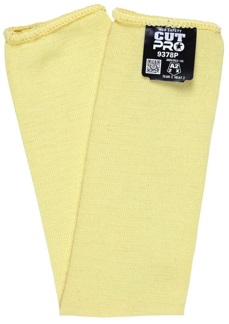 CutPro Kevlar Cut-Resistant Sleeve, ANSI A2, Elastic Band, 18-Inch
