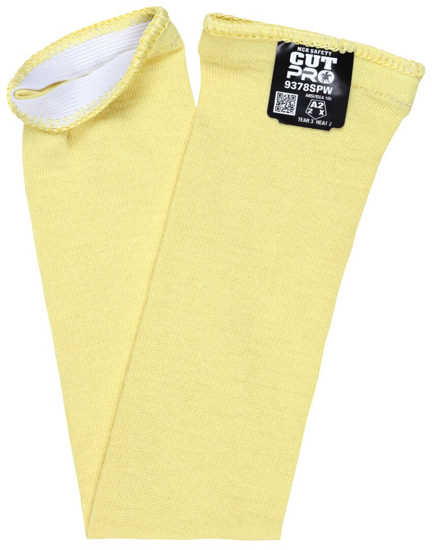 CutPro Single-Ply Kevlar Cut-Resistant Sleeve, ANSI A2, Wide Elastic Cuff