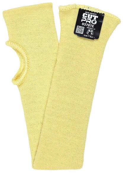 CutPro Double-Ply Kevlar Cut-Resistant Sleeve, Thumb Slot, 18-Inch, ANSI A3