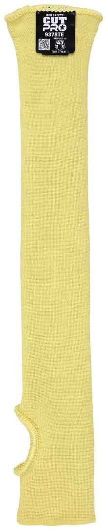 CutPro Double-Ply Kevlar Cut-Resistant Sleeve, Thumb Slot, 18-Inch, ANSI A3